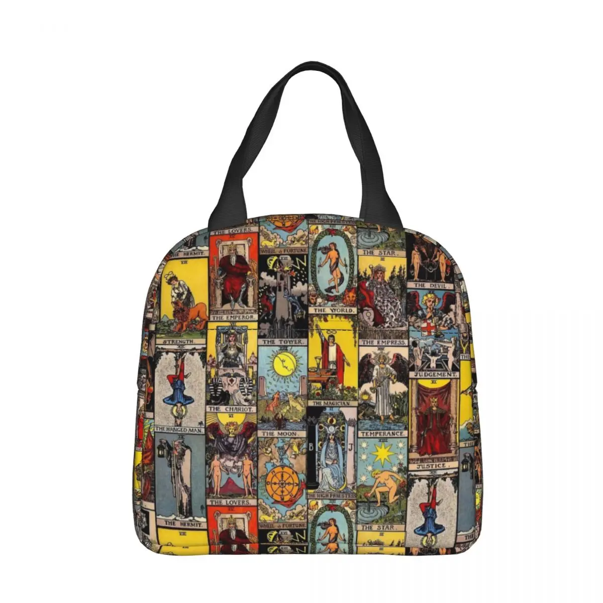 

The Major Arcana Of Tarot Insulated Lunch Bag High Capacity Lunch Container Cooler Bag Tote Lunch Box College Food Storage Bags