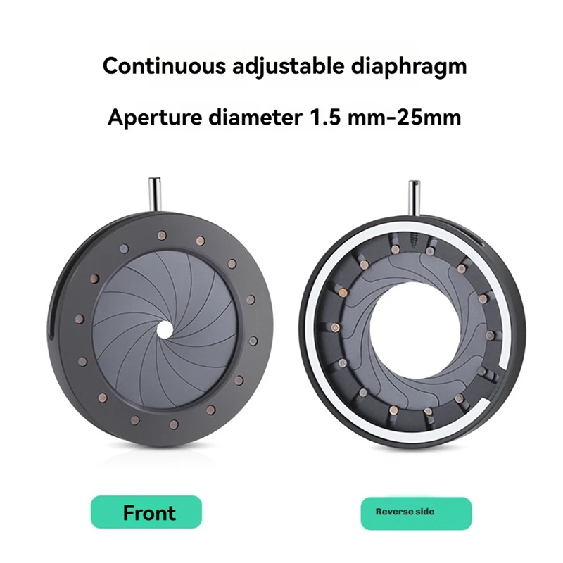 1.5-25MM Manual Aperture Adjustable Mechanical Iris Diaphragm Iris Diaphragm For Digital Camera Microscope Iris SK25