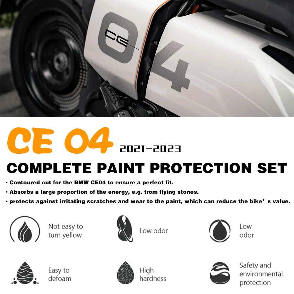 

for BMW CE04 CE 04 Accessories Complete Paint Protection Set CE-04 TPU Body Protection Sticker for bmw ce04 Parts 2021 - 2023