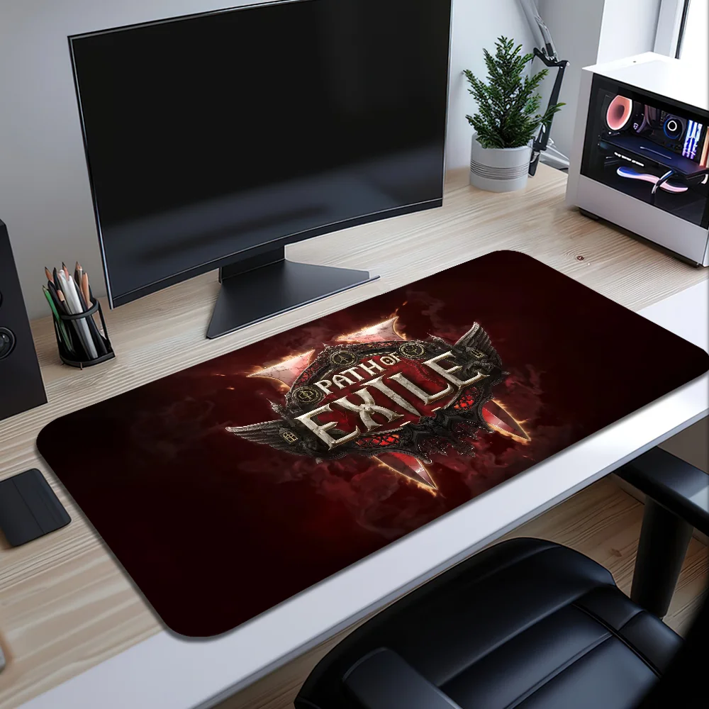 Game P-Path of Exile 2 Mouse Pad Large Desk Mat Keyboard Ergonomic Office Rubber PC Non-slip Anti-fray Home Custom Best Price