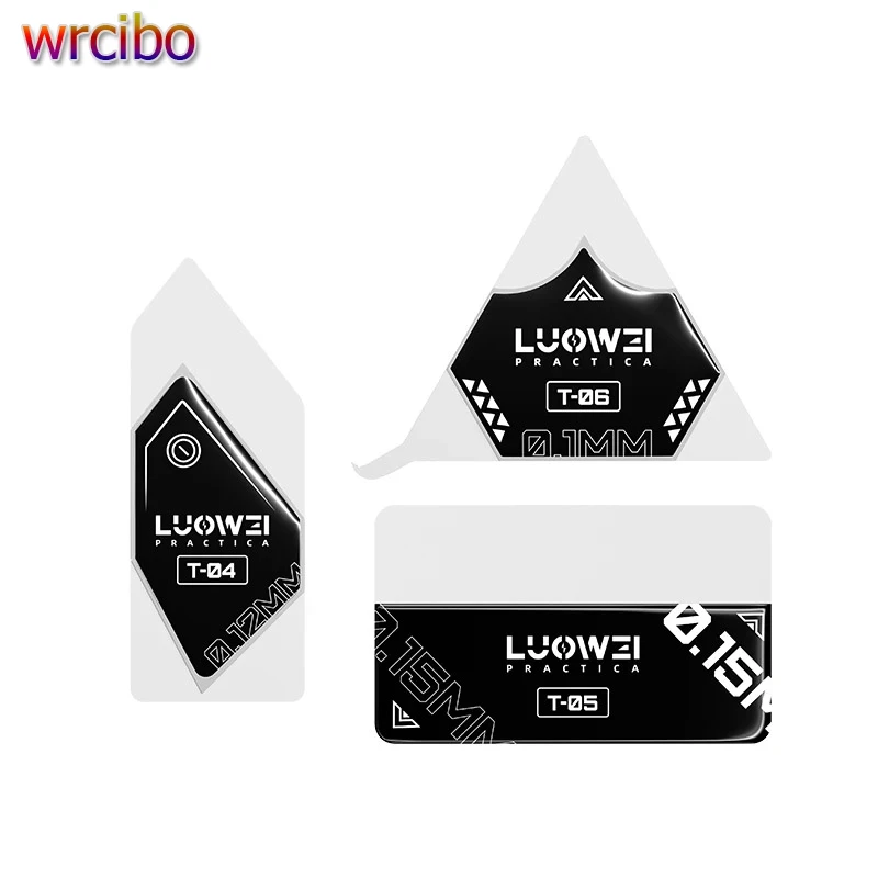 

Luowei 3Pcs/Set Dismantling Card Ultra Thin Phone Opener LCD Screen Disassembly Pry Sheet For iPhone LCD Display Opening Tools