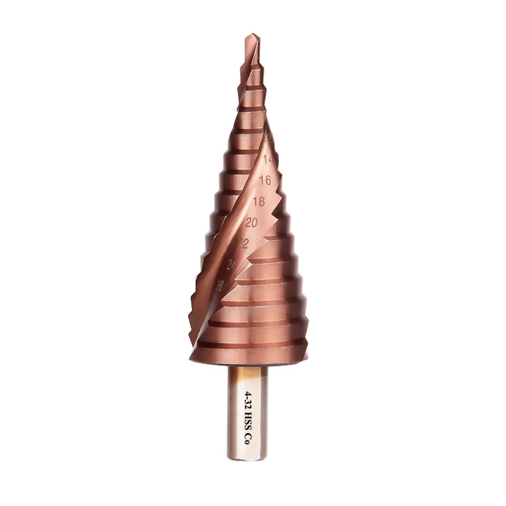 

Ступенчатое сверло, конусное сверло по дереву, деревообрабатывающий вращающийся сверлильный инструмент из быстрорежущей стали, 4-32 мм