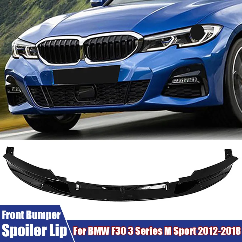 

Automobile Front Bumper Spoiler Lip Splitter Body Kit Bumper Lip Chin Diffuser Guard Fit For BMW F30 3 Series M Sport 2012-2018