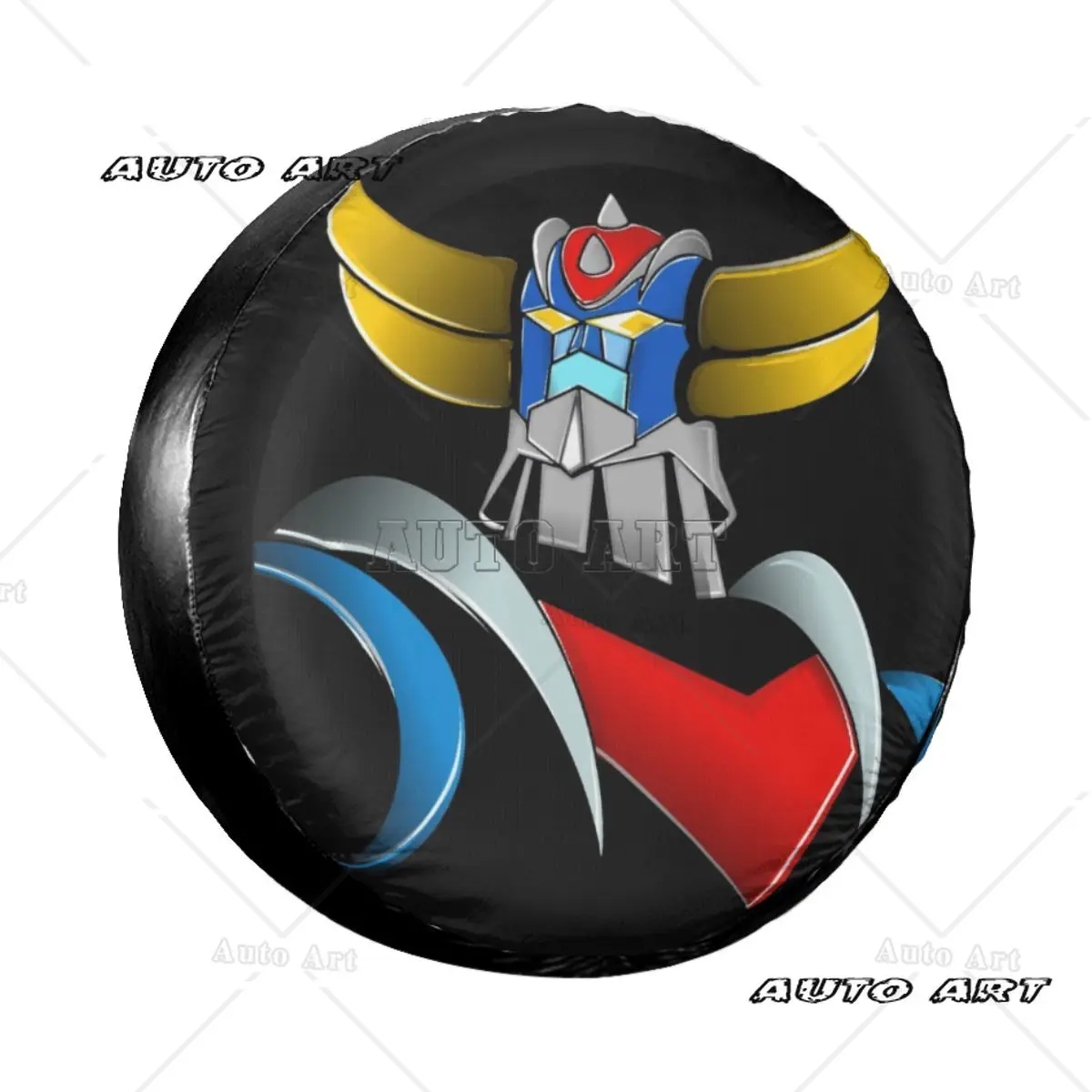 Goldorak Grendizer Spare Wheel Tire Cover Case Bag Pouch for Pajero Anime UFO Robot Goldrake Dust-Proof Vehicle Accessories