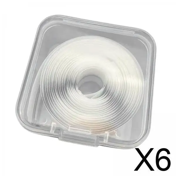 Waterproof Self Adhesive Lash Strips Black 1 Meter Soft Reusable Glue Free Eyelash Tape for Eyelash Enhancement Makeup