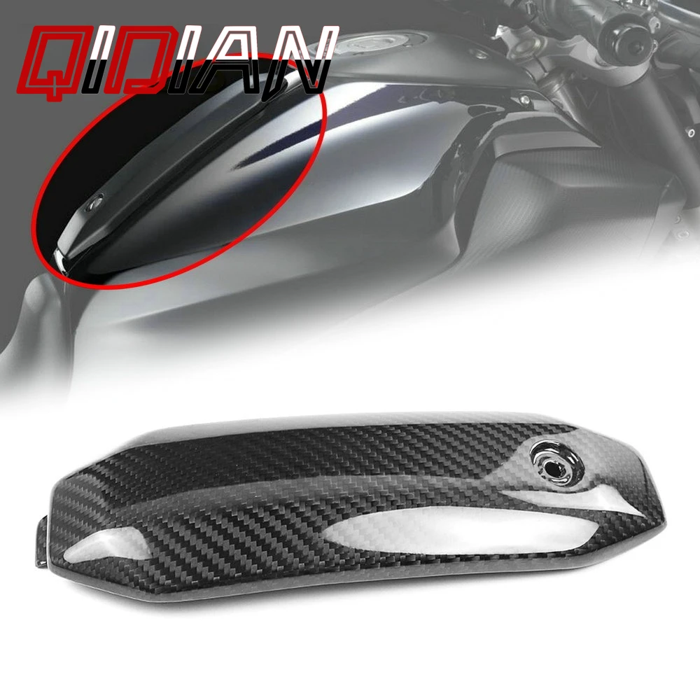 

Motorcycle Compaitible With Yamaha MT07 2013 -2017 Carbon Fiber Gas Tank Top Fuel Panel Center Pad Cover Fairing Cowl