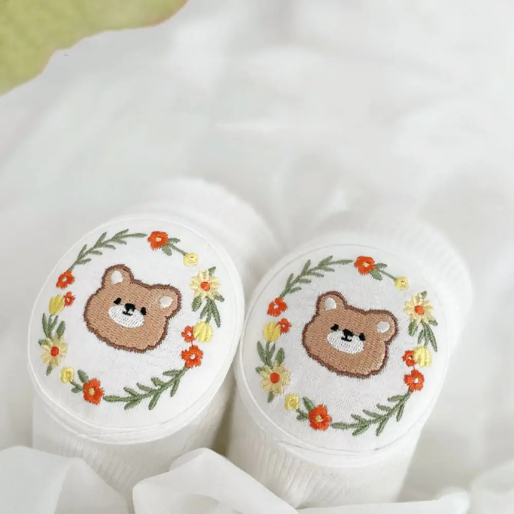 Pelindung Lutut Bayi Katun Desain Kartun Spons Merangkak Balita Pelindung Siku Balita Pelindung Lutut Penghangat Kaki Anak Pelindung Kaki