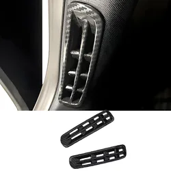 For Ford Focus 2019 2020 2022 2021 MK4 Car Carbon Fiber Style Front Column Air Outlet Cover Accessories Trim