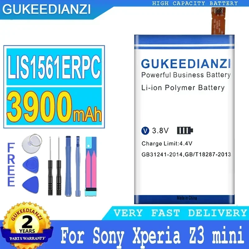 

3900mAh Mobile Phone Batteries For Sony Xperia Z3 mini Compact Z3c M55W z3mini D5803 D5833 SO-02G / C4 E5333 E5363 E5306 E5303