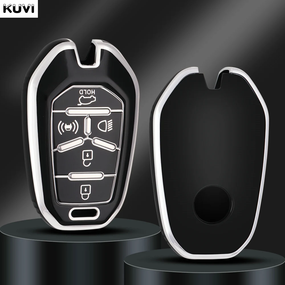 5 tasten Neue TPU Auto Fernbedienung Schlüssel Fall Abdeckung Shell Für Ssangyong Rexton Y400 Y450 G4 2021 2022 Keyless schutz Halter Fob