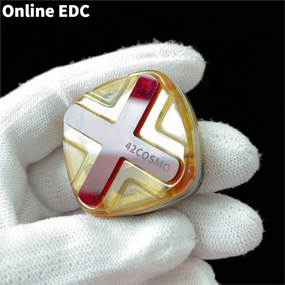 Brinquedos EDC usados 42.COSMO XX PEI Fidget Slider Gadgets de alívio de ansiedade Push Slider Acessórios de mesa de escritório
