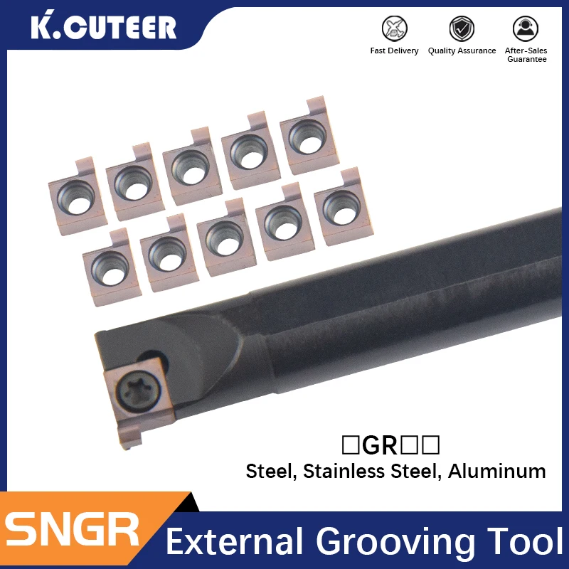 SNGR0806J06 SNGR10K07 SNGR20R09 CNC Internal Grooving Lathe Tool Holder SNGR Micro hole Indexable Lathe for 6GR 7GR 8GR 9GR