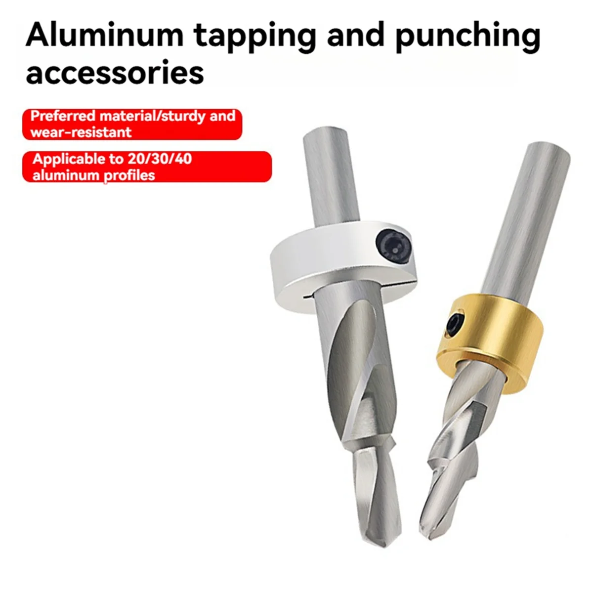 ABNJ Aluminum Profile Drill Guide Access Hole Drill Jig Drill Bit for 20 30 40 Series Aluminum Extrusion Profiles M6