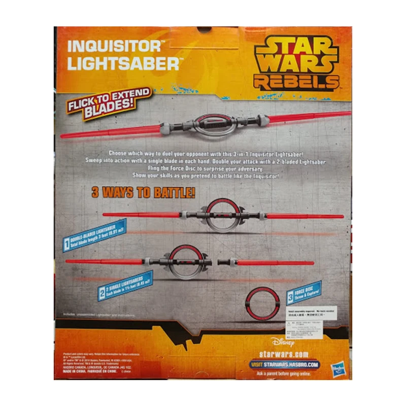 Original Star Wars Rebels Inquisitor Lightsaber Electronic Products Interactive Toy Christmas Funny Gift Playing Role Collection