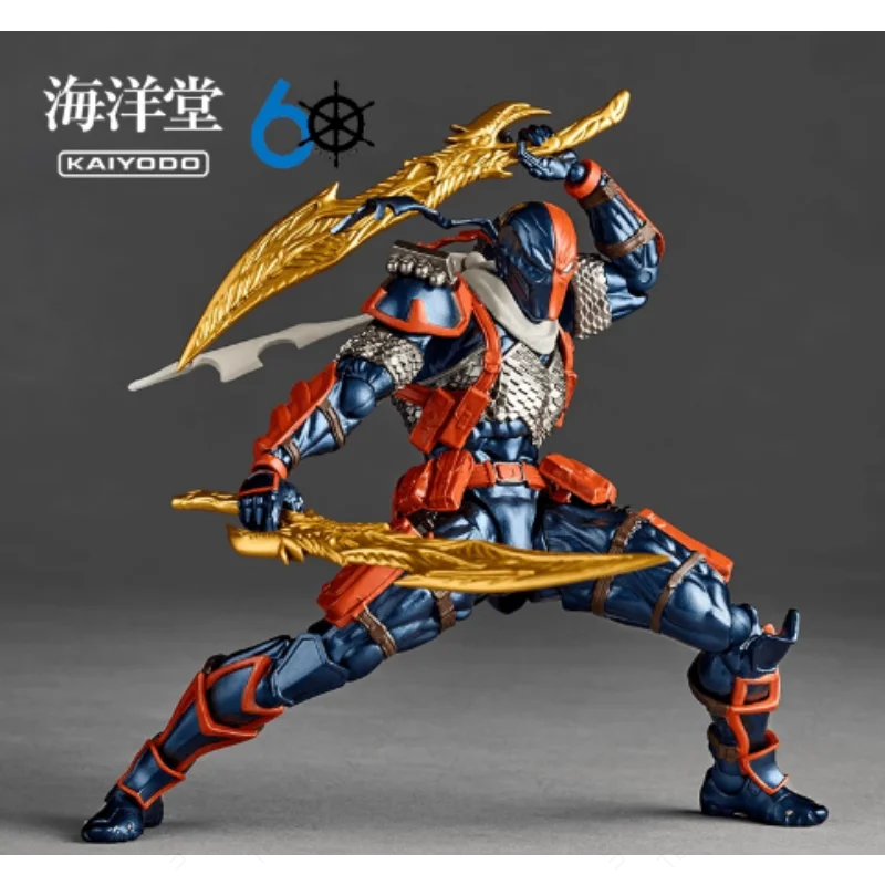 【즉시 배송】카이요도 어메이징 야마구치 리볼텍 데스스트로크 슬레이드 윌슨 버전 1.5 액션 피규어 장난감 모델 선물