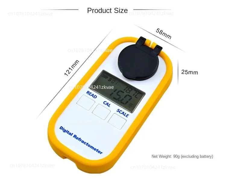 Digital display electronic hydrogen peroxide concentration meter DR803  hydrogen peroxide content detection refractometer