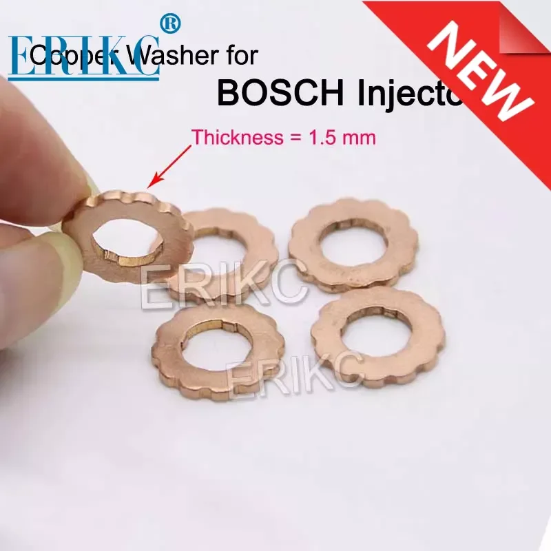 1.5mm de cobre do escudo térmico arruela f00rj02175 diesel injector cobre arruela f00r j02 175 auto injeção cobre anel f 00r j02 175