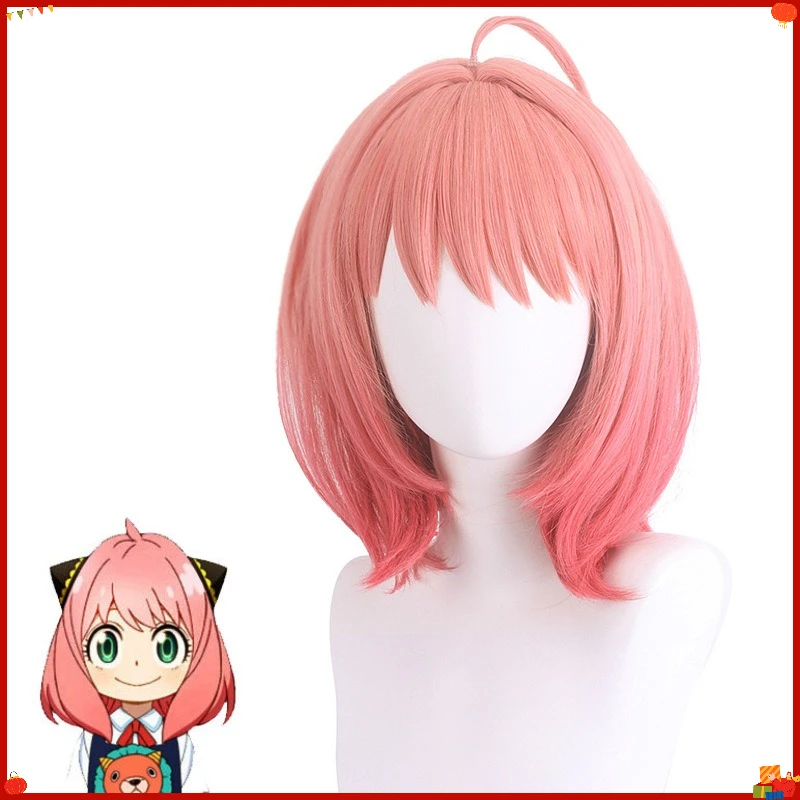 parrucca-sintetica-corta-rosa-per-cosplay-stile-ispirato-ad-ania-frangia-carina-costume-anime-fibra-resistente-al-calore-per-feste-di-halloween