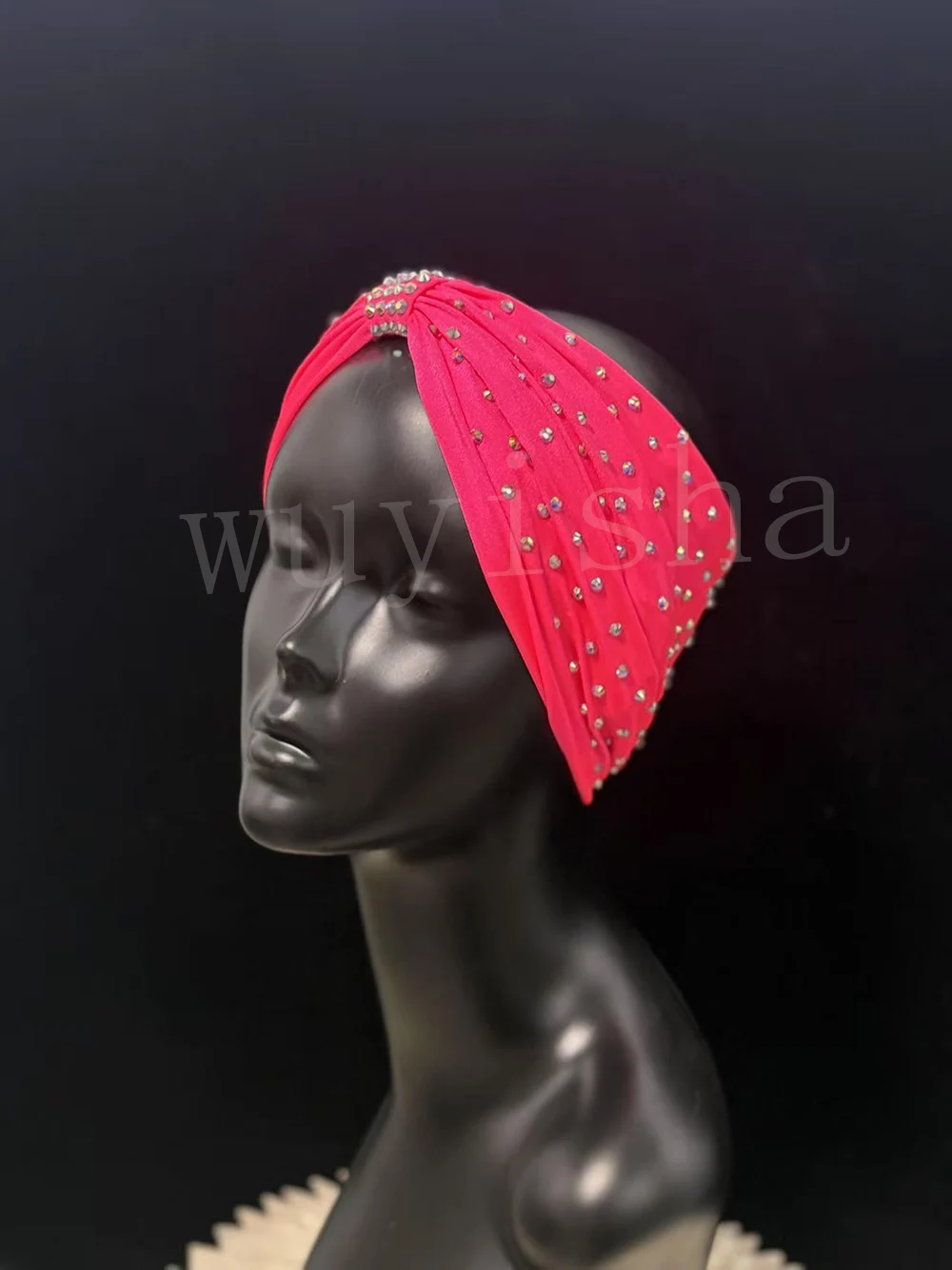 Tanzaccessoires für den lateinamerikanischen Tanz: Stirnband, Haaraccessoire, Kopfbedeckung für Tanzwettbewerbe, Kopftuch, Hut – Detail 2
