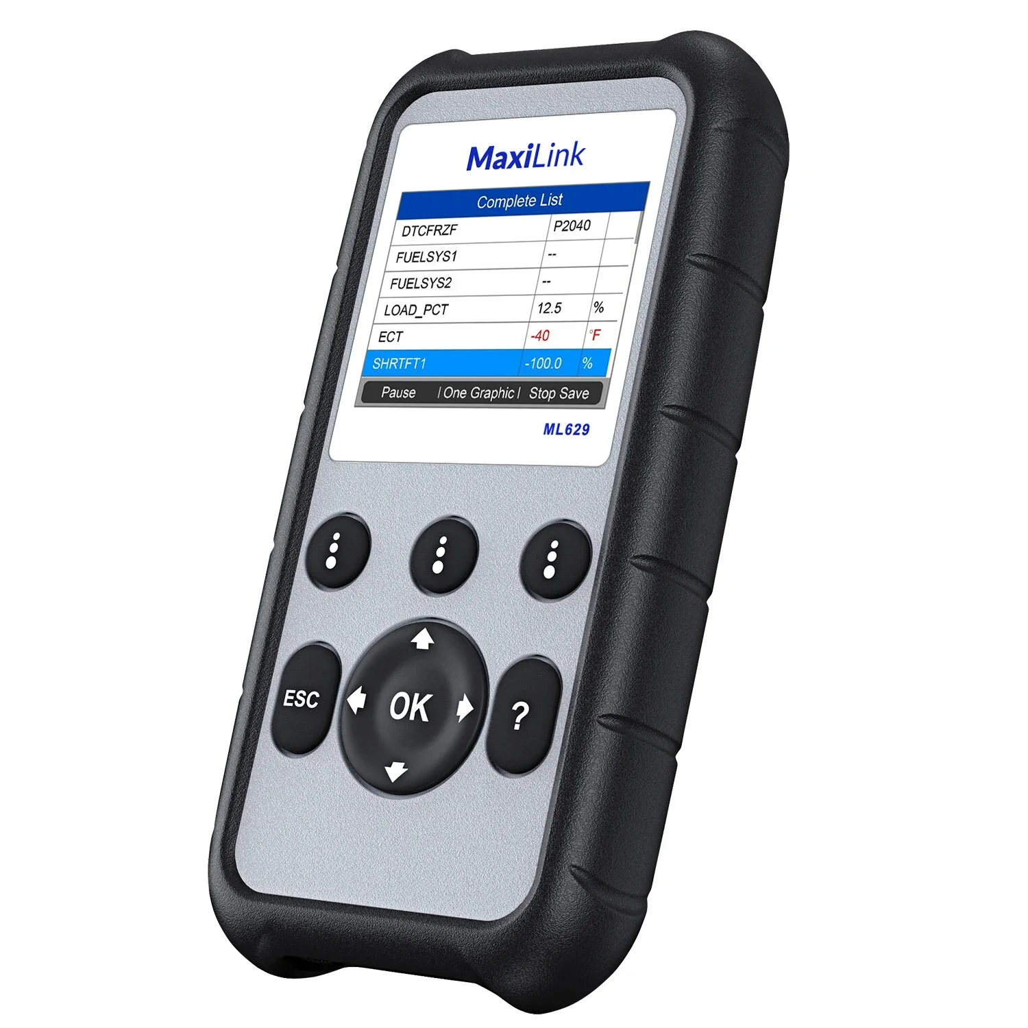 Autel MaxiLink ML629 Enhanced CAN OBD2 Scanner with ABS SRS Transmission Engine Diagnosis Auto VIN Scan Tool Check Engine Light