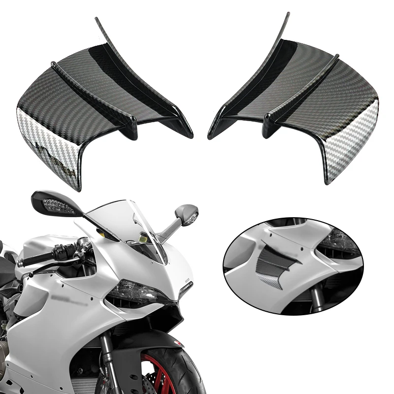 Motorcycle Winglet Aerodynamic Wing Kit Spoiler For Ducati 959 899 1198 1198S 1299 1199 Panigale V4 V4S V4R V2 Supersport S