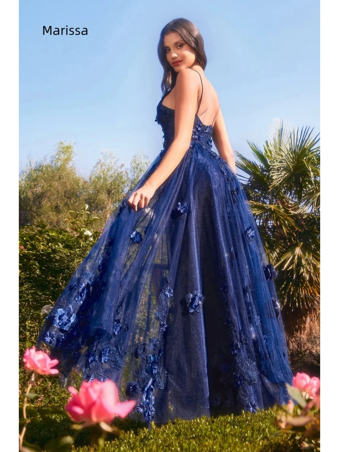 فساتين ماريسا لاين A متوسطة الطول للمناسبات الخاصة فستان سهرة مصنوع حسب الطلب بأحجار وكريستال فاخر بدون أكتاف أصفر #4