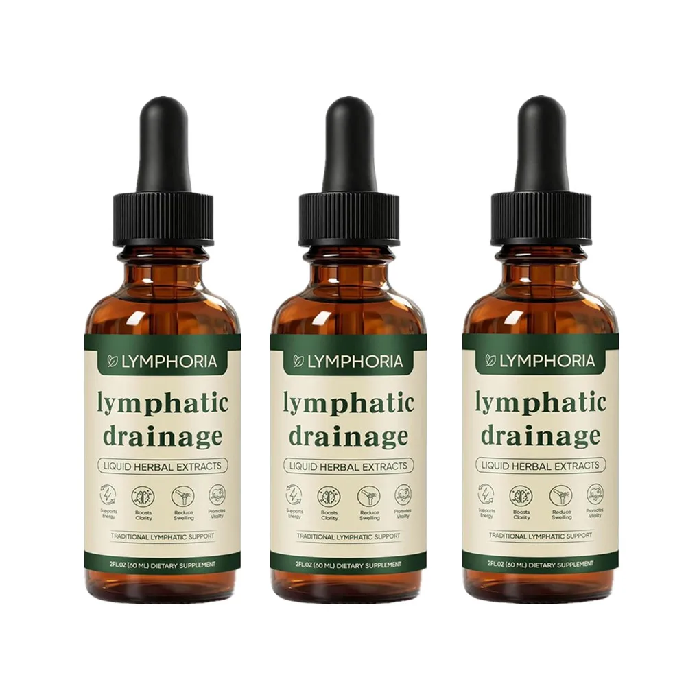 Lymphatic Drainage Liquid Drops - Immune & Lymph System Support Supplement Natural Herbal Blends Promotes Lymph Circulation & Re image 3