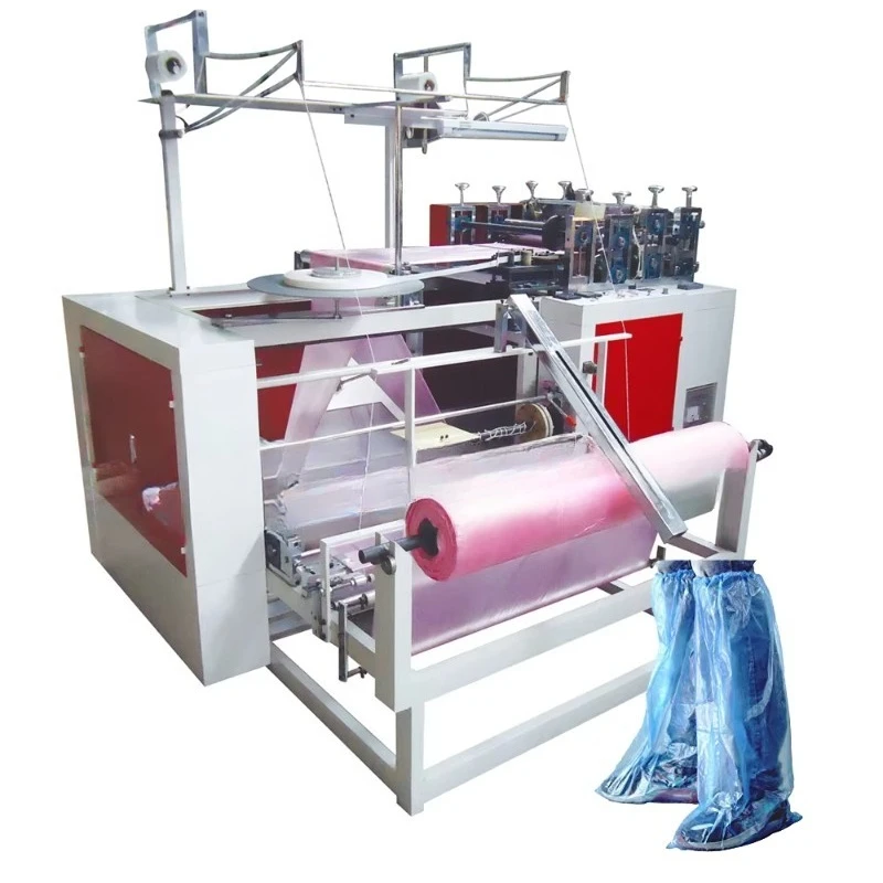 Customized Fully Automatic Plastic Long Shoe Cover Making Machine Good Quality Popular In The Market High Speed