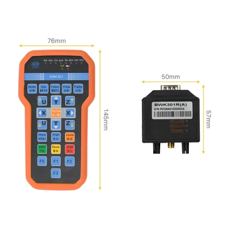 Cloudray BM138 Ruida RDC6563FG Fiber Laser Cutting Machine Control System Control Panel Board