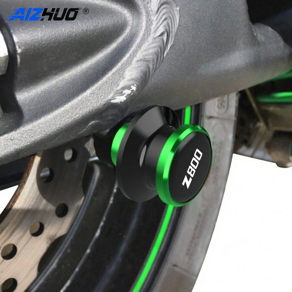 For Kawasaki Z800 Z 800 2013 2014 2015 2016 CNC Slider Stand 8mm Screws Swingarm Spools Z 800 Motorcycle Aluminum Accessories