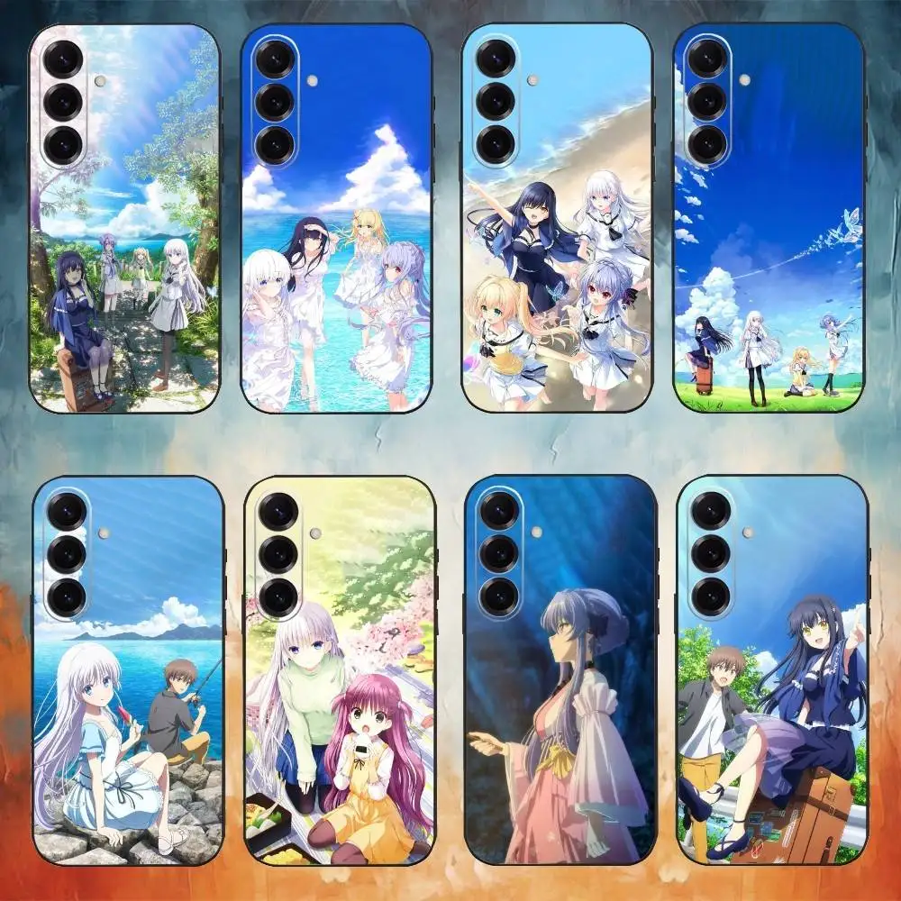 

Summer Anime P-Pockets Phone Case For Samsung GalaxyA13,21s,22,31,32,52,53,71,72,73,Soft Black Cover