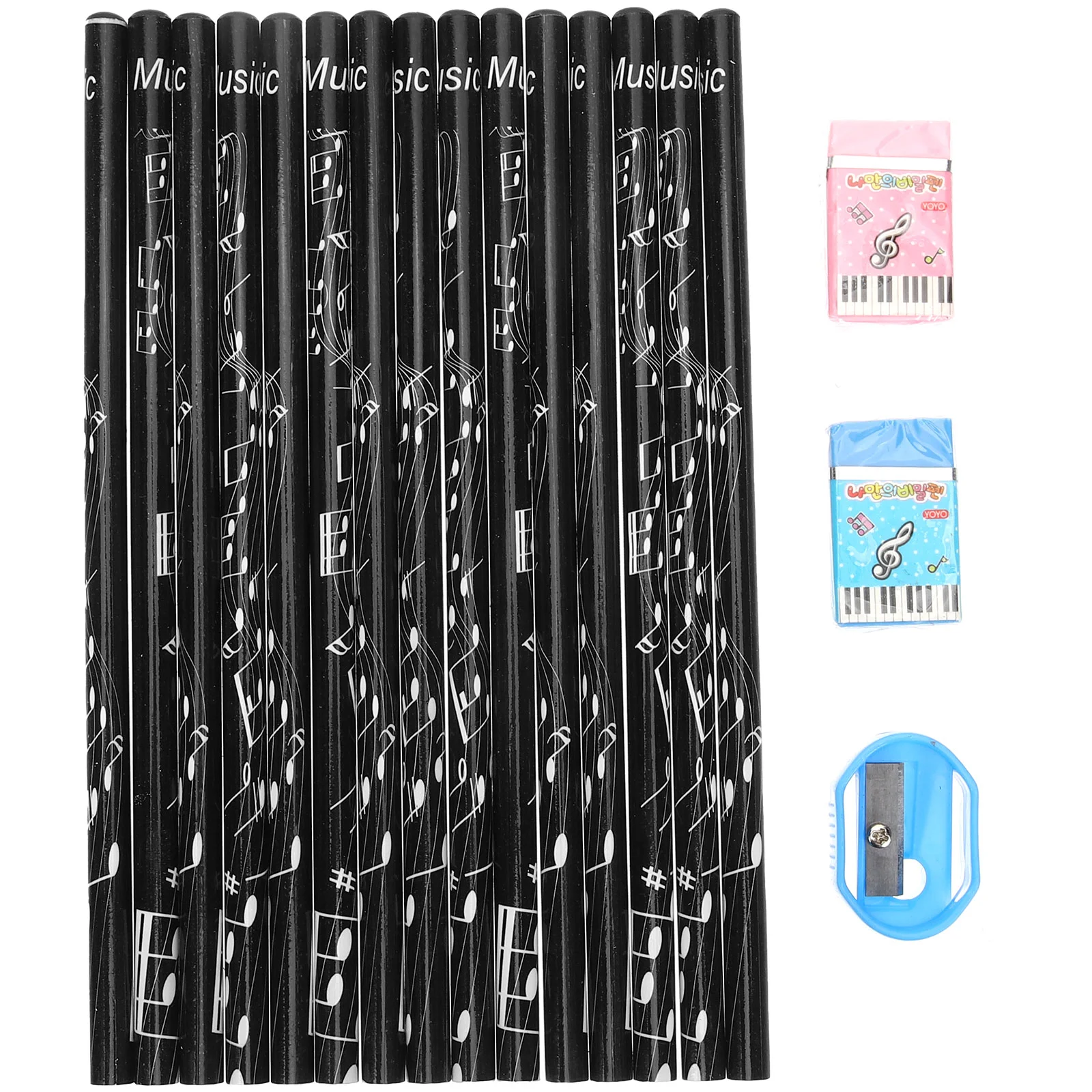 

36 Pcs Christmas Pencils Bulk for Boys Musical Note Kids Birthday Students Stationary Child