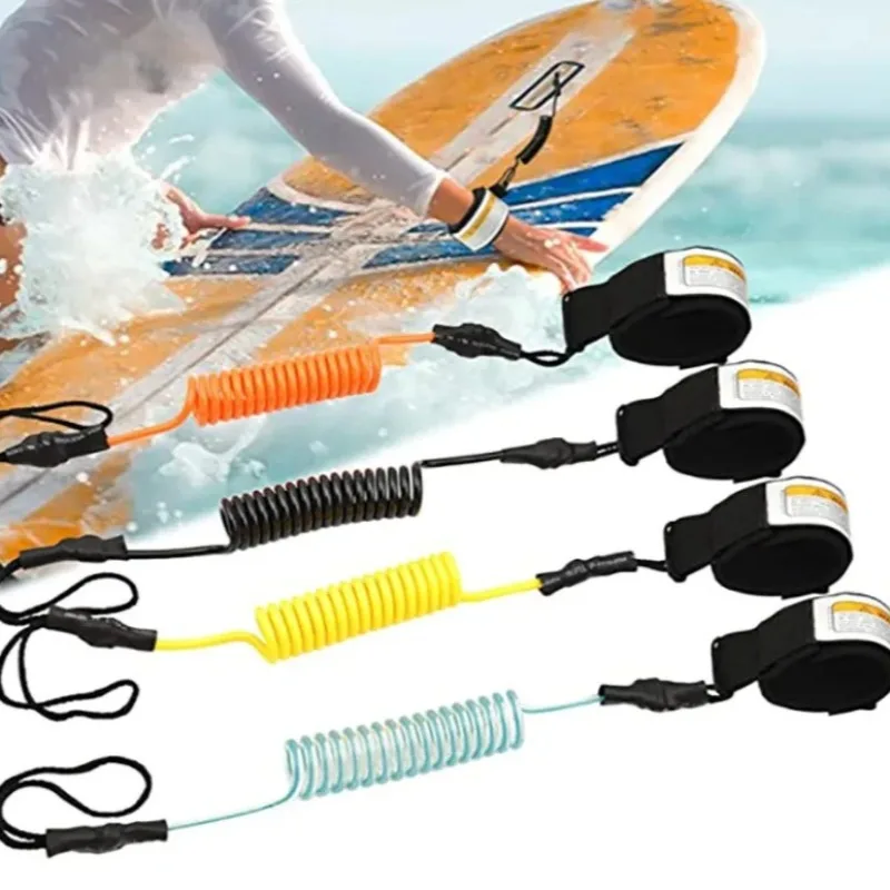 

1 шт., поводок для каяка для серфинга, веревка для безопасности лодки, весло-стойка, поводок для серфинга, безопасная ручная веревка для доски для серфинга, аксессуары для серфинга