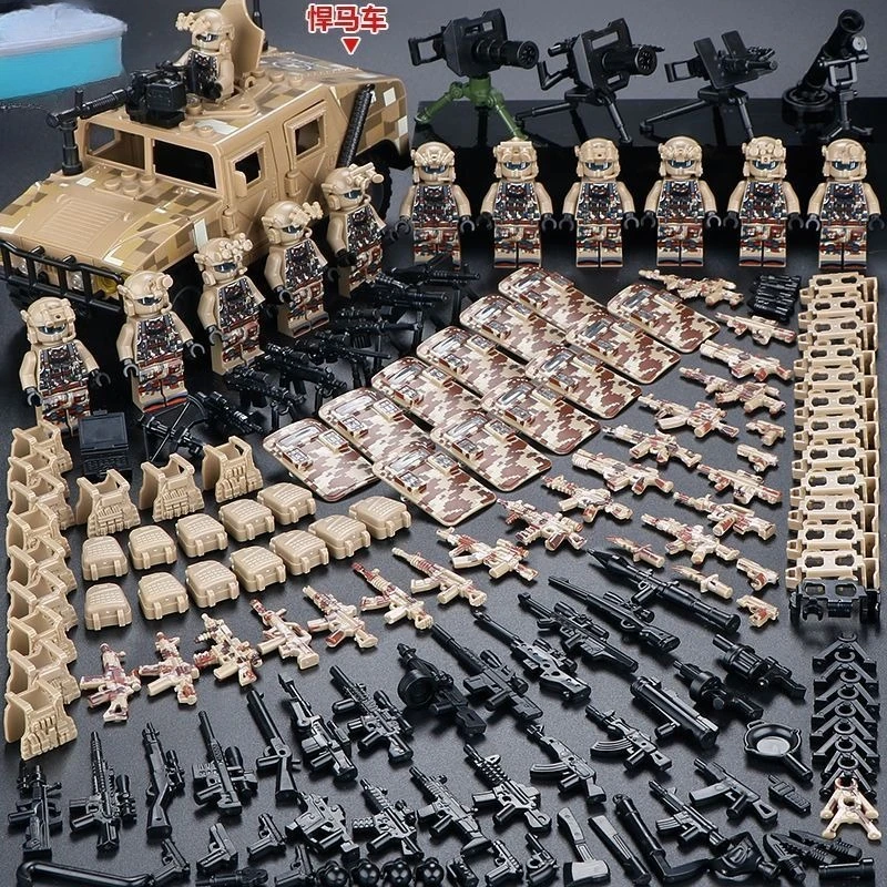 Neue Spezialeinheiten, Militärfiguren, Geisterpolizei, Mini-Humanoide für Kinder, zusammenbaubare Bausteine, Puppen, Geburtstagsgeschenke