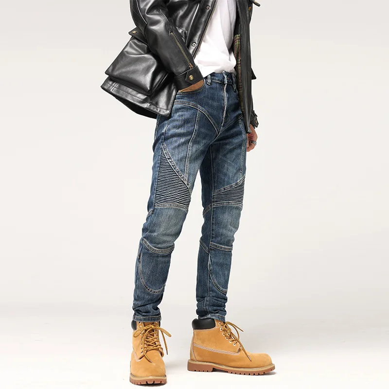 Men's Jeans New Spring Autumn Stretch Jeans Men's Pencil Pants Slim Long Denim Pants Men Fashion Trend Streetwear Men