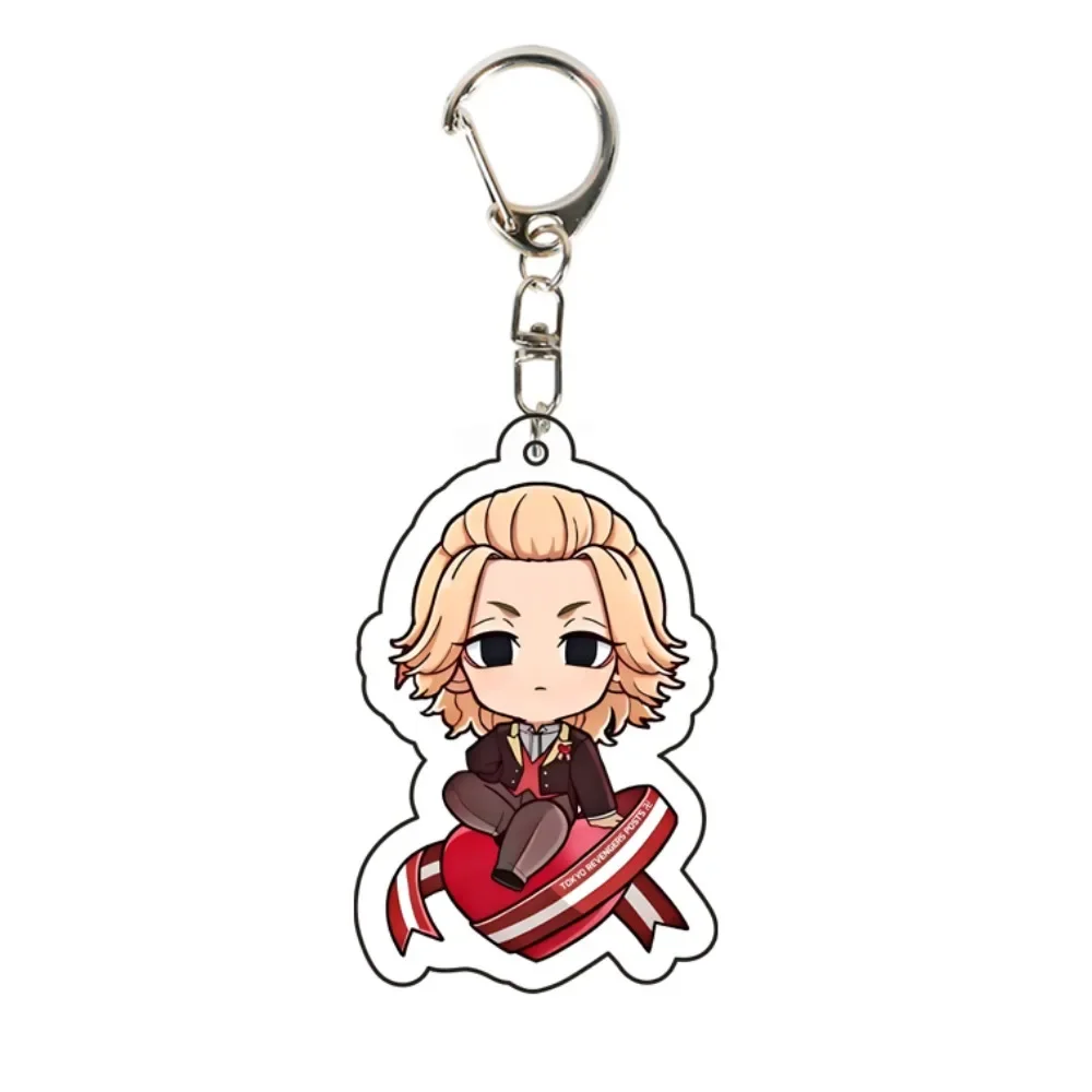 Tokyo Revengers Acrylic Stand Key Chain, Anime Figure, Manjiro, Ken, Takemichi, Hinata, Atsushi, Gold and Jade, Ver, Each Other