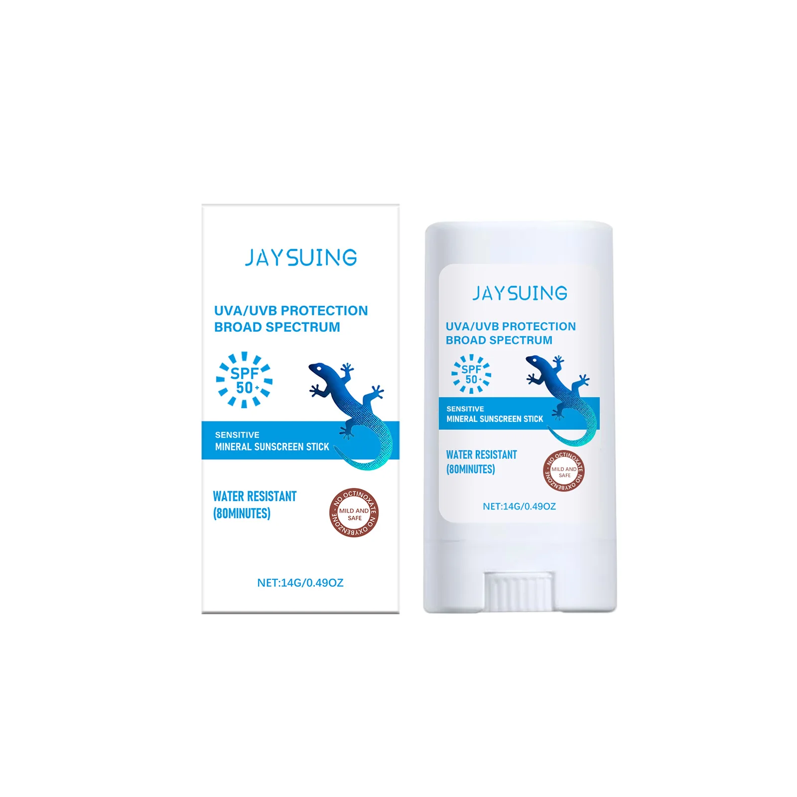 

Sensitive Skin Mineral Sunscreen – Broad Spectrum SPF 50 UVA/UVB Protection, Water-Resistant & Non-Irritating