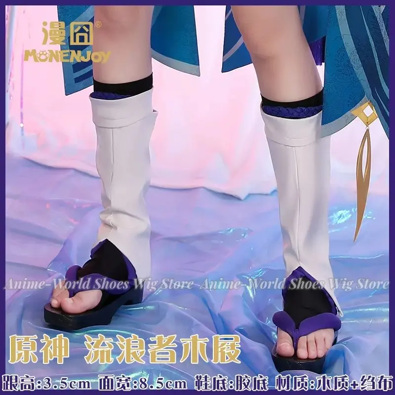 Gra Genshin Impact Cosplay Wanderer Scaramouche buty przebranie na karnawał buty Genshin Impact Wanderer Cosplay boże narodzenie