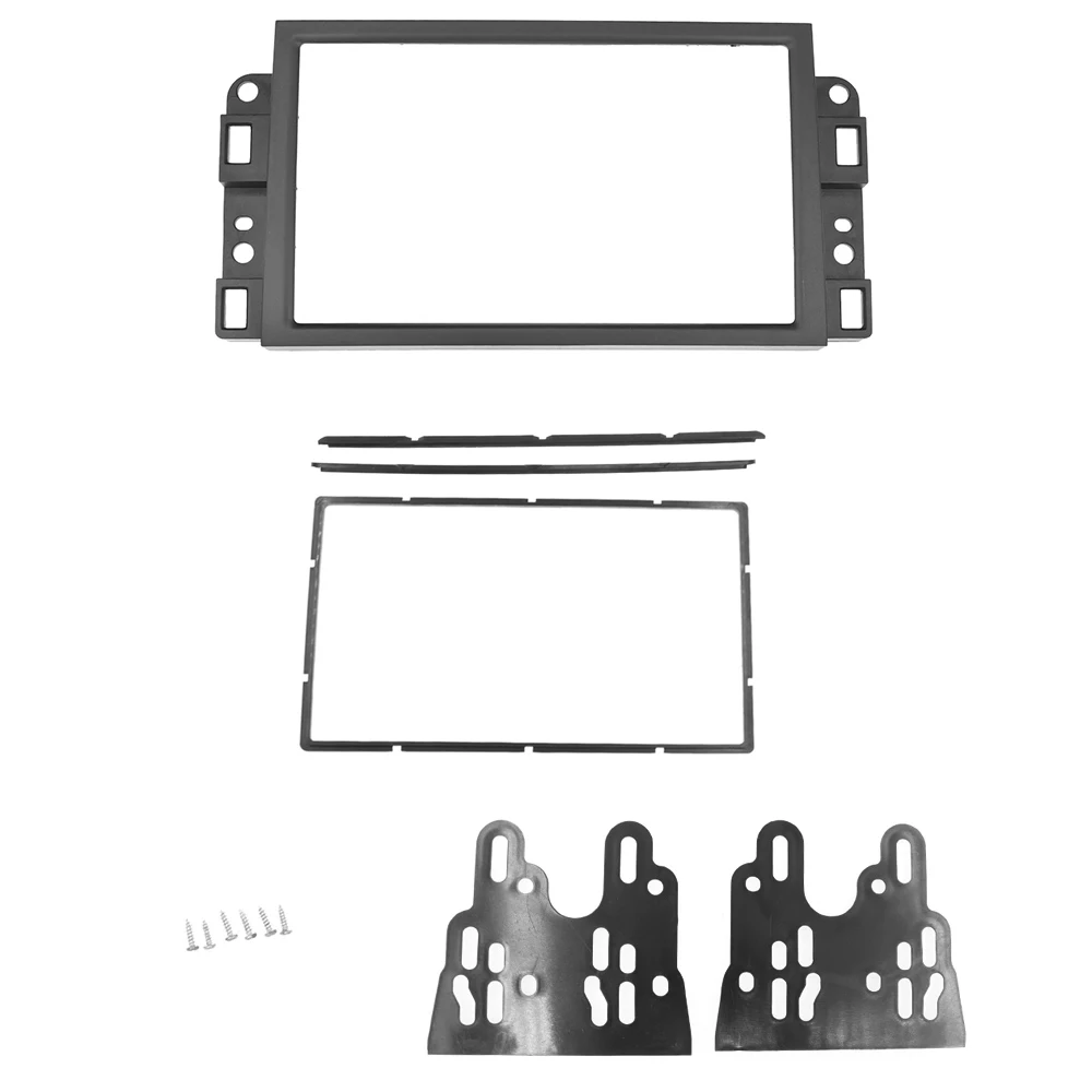 Double 2 Din Car Radio Frame For Chevrolet Aveo Lova Captiva Epica Gentra Aveo 2006-2011 Stereo Panel Dash Mount Trim Kit Fascia