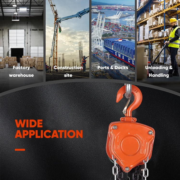 Wholesale Stainless Steel Load Chain 20 Tons Manual Chain Blocks Pulleys Hoist