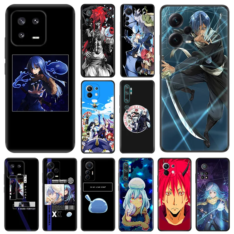 Matte Phone Cases For Redmi 12 12c 13c Note12 Note13Pro That Time I Got Reincarnated as a Slime Xiaomi 13 Lite 12x 12t 12s Cover