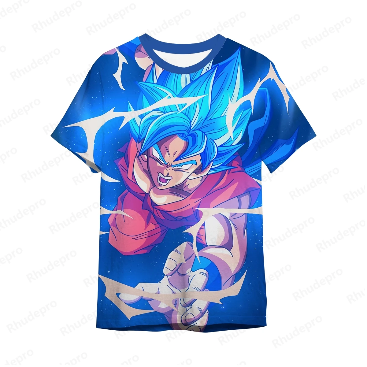 

2024 New Dragon Ball Z Men's T-shirt Vegeta Men Majin Buu Tops Goku Fashion Harajuku Style Short Sleeve Y2k T-shirts New Anime