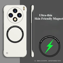 Case For VIVO X200 100 Pro Mini Magsafe Slim Frameless PC Magnetic Hard Back Cover For VIVO X200 Pro X100 Ultra Bumper