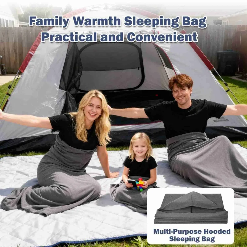 

【STOCK】Sleeping Bag Hood, Sleep Pod, Comfortable Wearable Blanket Ideal Perfect For Camping And Relaxation, For Adults