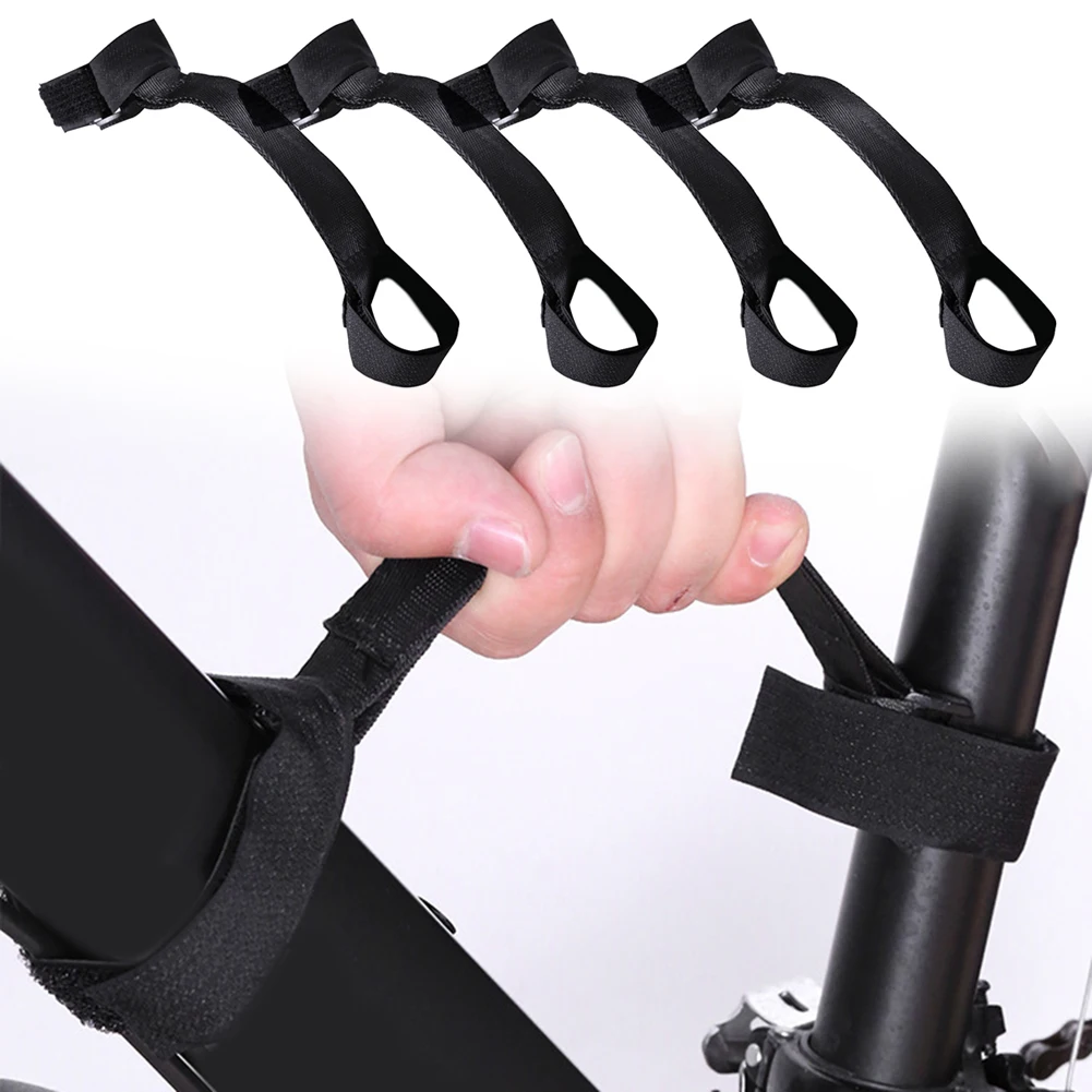 4PCS Bicycle Hand Carry Strap Nylon Climbing Stairs Effortless Straps For Mountain Road Bikes Easy Climbing Assistance Accessory