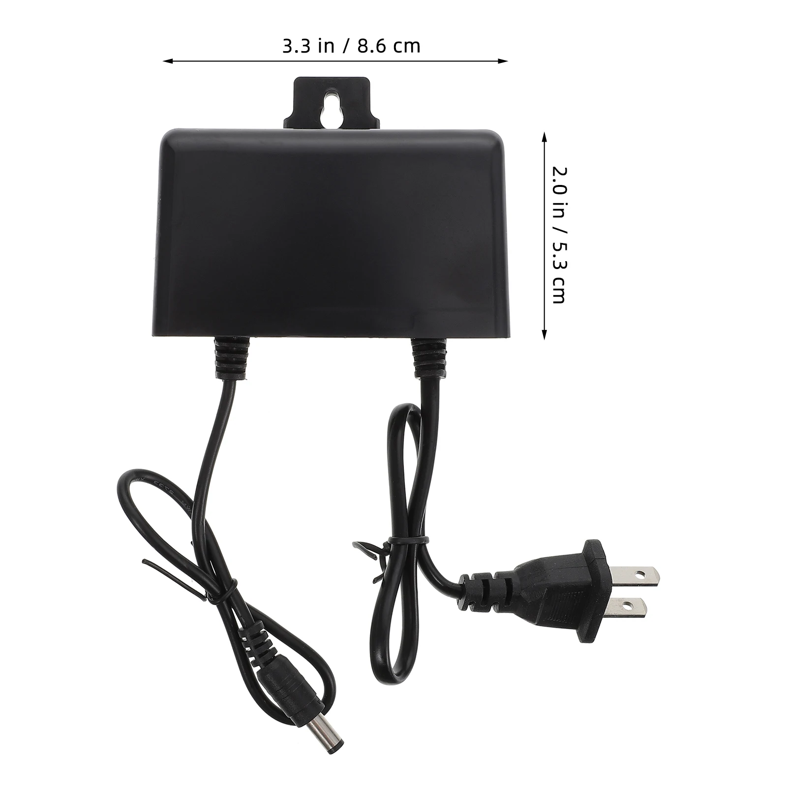 

Outdoor Waterproof Dc Power Adapter Rain-Proof Power Supply Us Plug Reliable Safe Overvoltage Protection Perfect for LED Lights