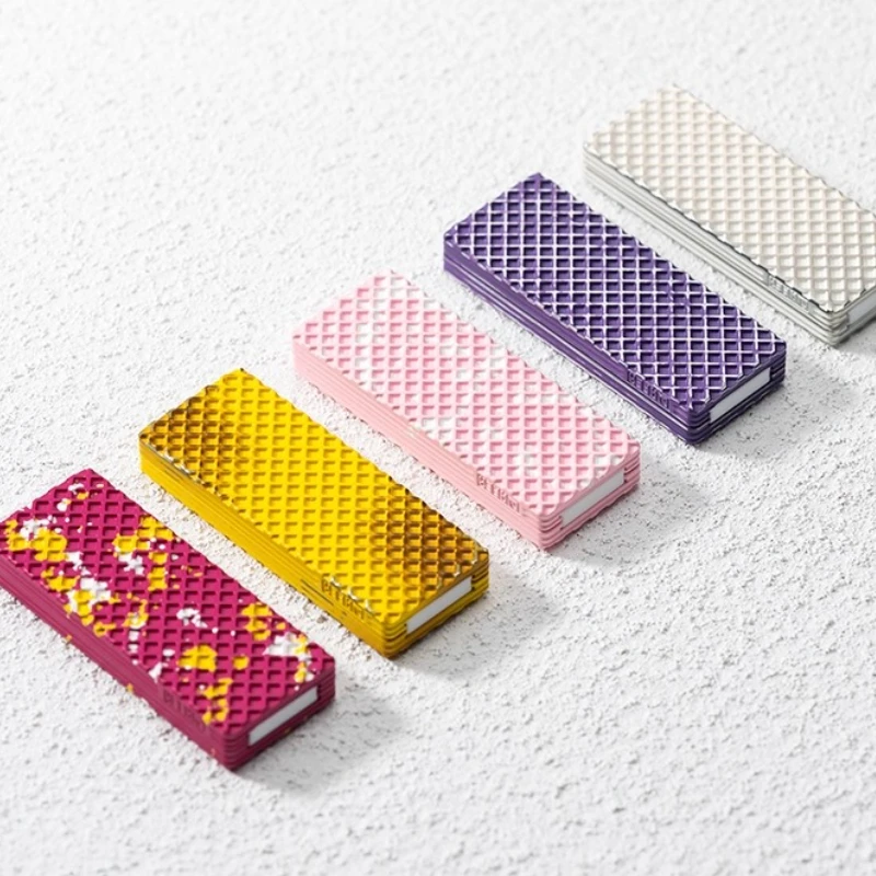 01EDC Wafer Kekse Ding Ding Edelstahl Keramik Beschichtung Mechanische Fingertip Push Karte Dekompression Desktop Spielzeug