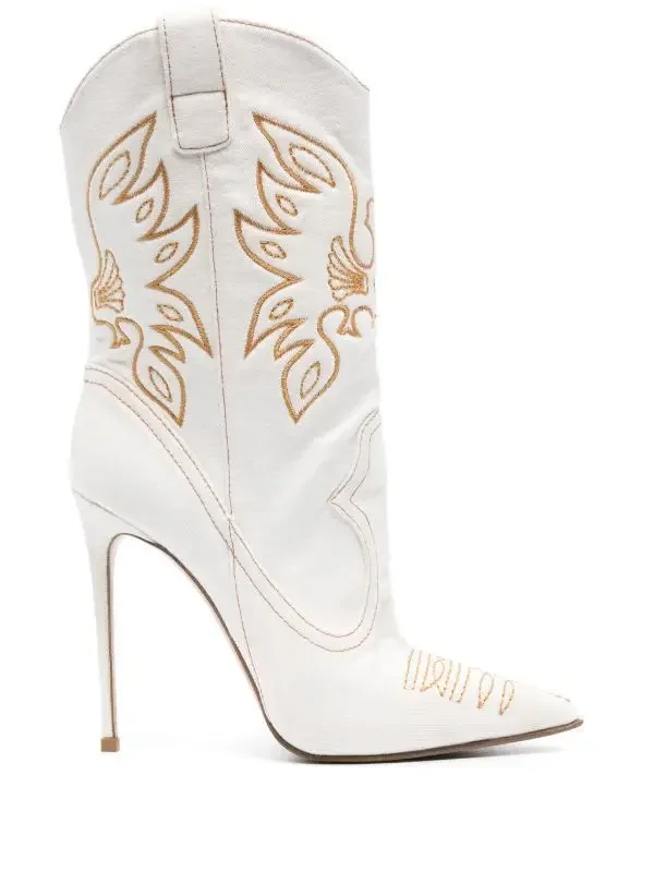Lucylete Western Cowboy Stiletto Heel Boots 3