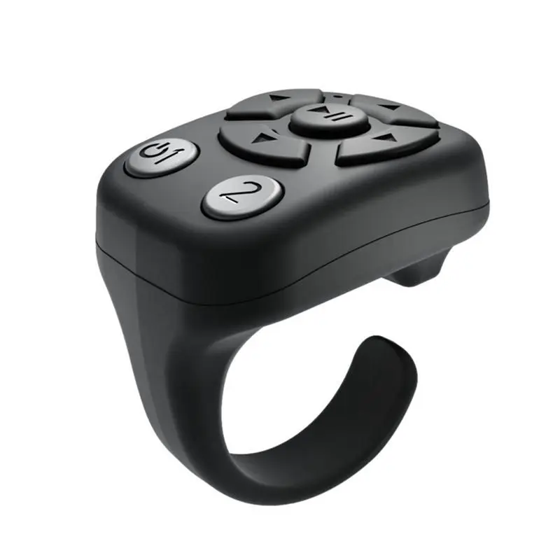 A33T Wireless BT Shutter Release Button Mini Fingertip Ring Remote Control Phone Selfie Controller Self-Timer for Video