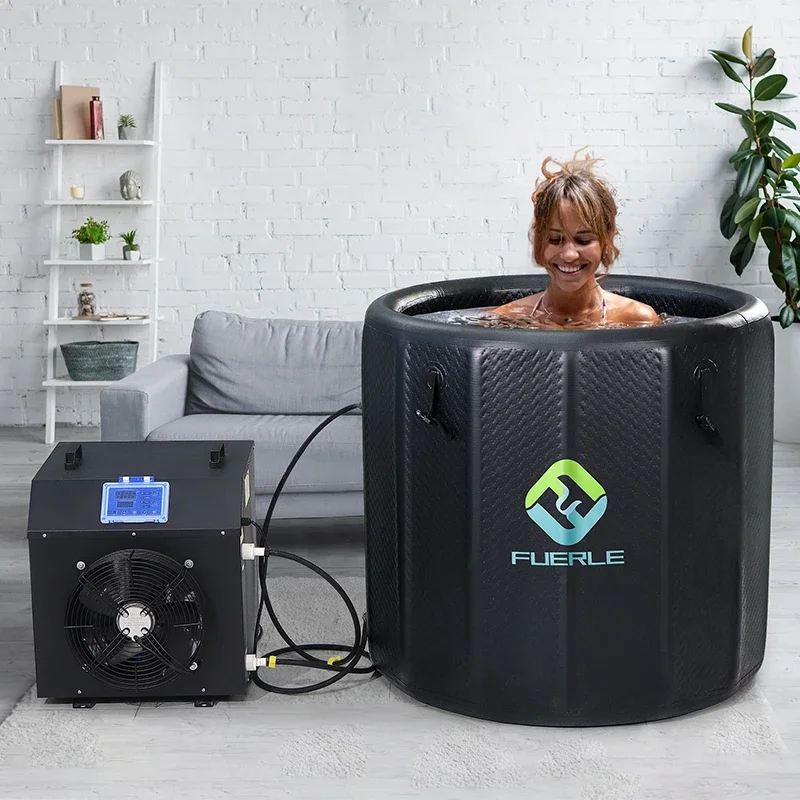 Fan cooling chiller athlete recovery cold plunge water chiller Ice bath chiller machine with filter